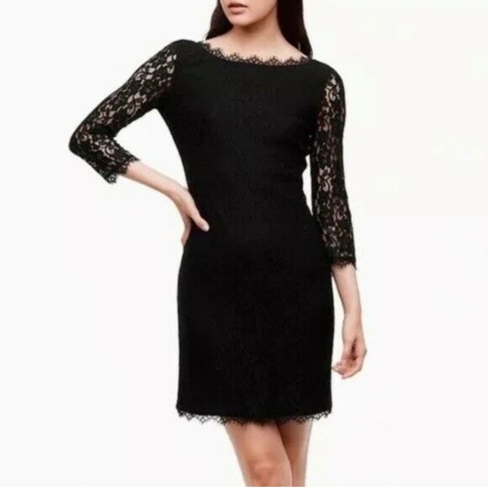 Aritzia Babaton Rafael Lace Midi Dress in Navy Size 0